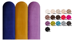 Panel tapicerowany płotek okrągły 20 cm Casablanca