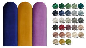 Panel tapicerowany płotek okrągły 50 cm Eureka